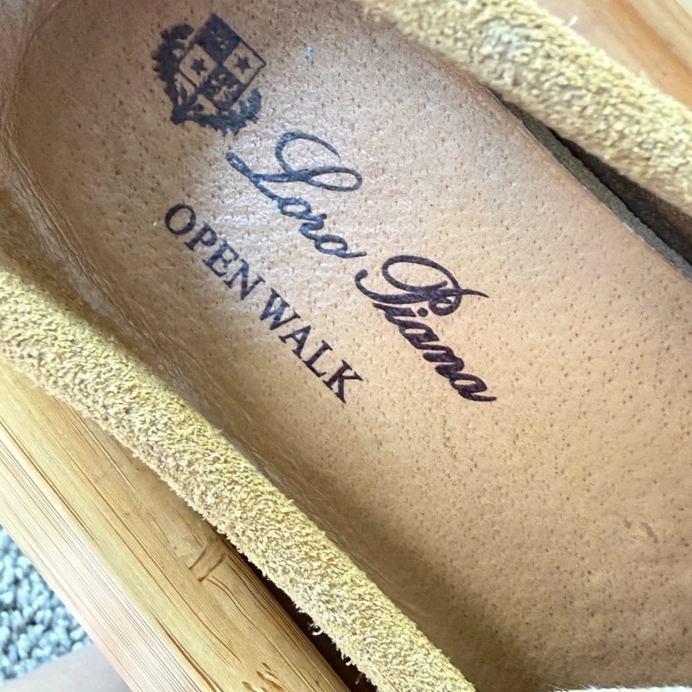 Loro Piana Loafers Summer Charm Walk Suede Sz 35 Made in Italy‎ Comfort Luxury